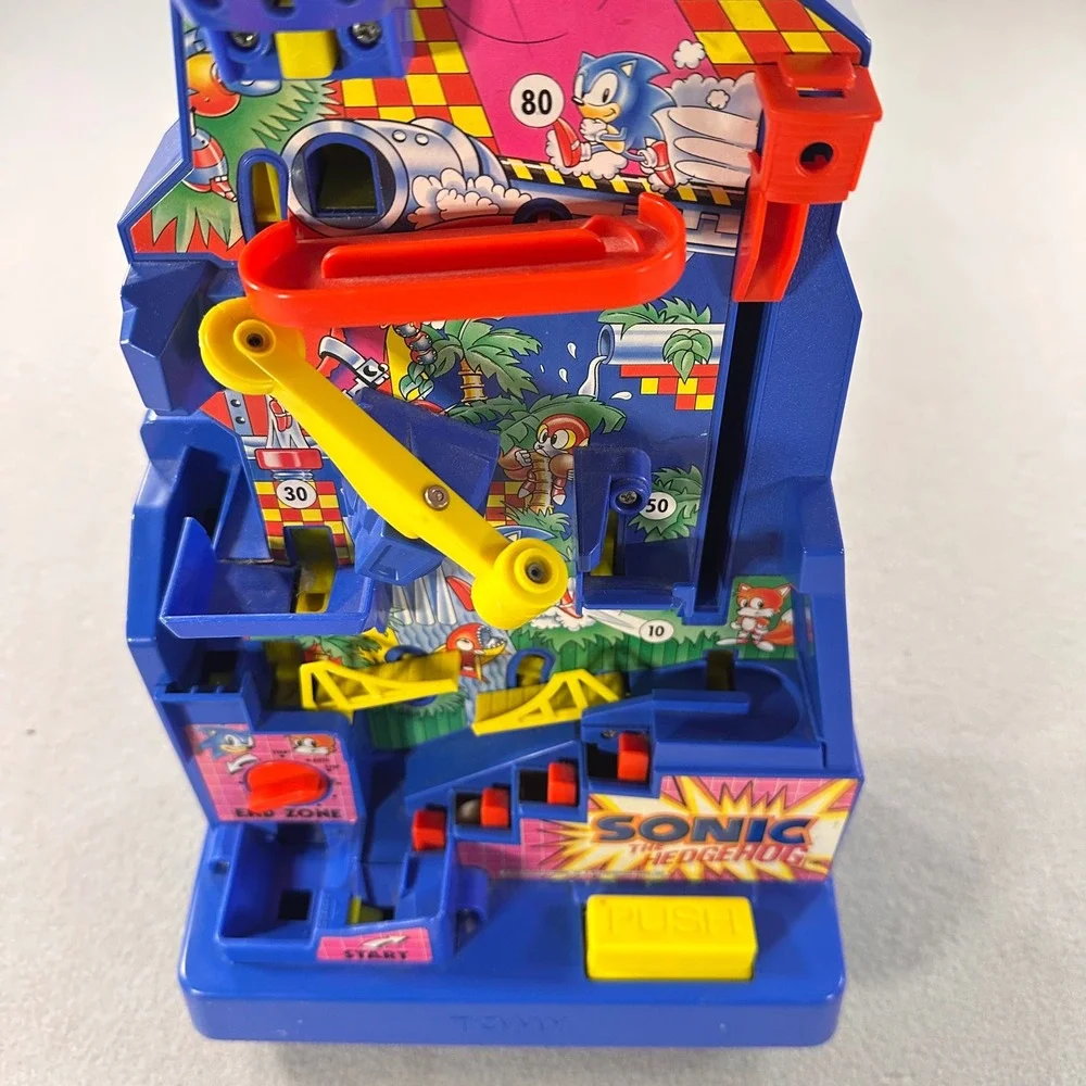 Vintage 1992 TOMY Sonic Hedgehog Mountain Quest Arcade Game WORKING  Sega Tails